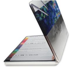 Creioane colorate Marco, in caseta de metal, 24 de culori 5116