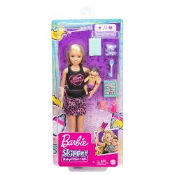 Papusa Barbie Skipper First Jobs Babysitter blonda MTGRP10_GRP13