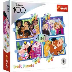 Puzzle Trefl Disney 4In1 Minunata Lume Disney 34618