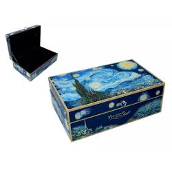 Cutie bijuterii, sticla, Van Gogh, Noapte instelata 25 16 9cm 1959001