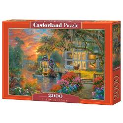 Puzzle cu 2000 de piese Castorland - Charming evening 200887
