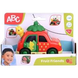 Masinuta 15 cm ABC Fruit Friends, 3 culori diferite 204112009