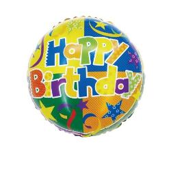 Balon Folie Happy Birthday 46 cm DACO BL46B