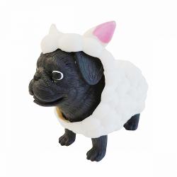 Mini figurina, Dress Your Puppy, Pug in costum de oaie, DIR L 00006