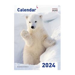 Calendar de perete - pui de animale, A4, 16 file