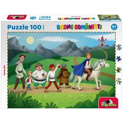 Puzzle cu 100 de piese Noriel Puzzle - Basme Romanesti, Povestea Lui Harap Alb INT5908