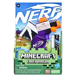 Nerf Blaster Minecraft Microshots Ender Dragon F4417_F4423