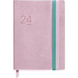 Agenda journal 122x168 mm, zilnica, Miquelrius Pastel Pink MR33046