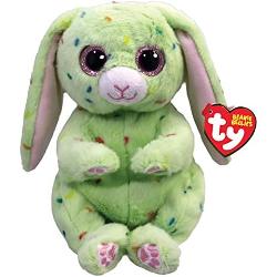 Jucarie de plus TY Beanie Bellies - PERIDOT, iepure verde, 15 cm TY41048