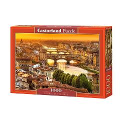 Puzzle cu 1000 de piese Castorland – Bridges of Florence 104826 1000+