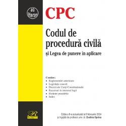 Codul de procedura civila si Legea de punere in aplicare 9 februarie 2024