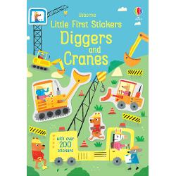 Little first stickers diggers and cranes adolescenti