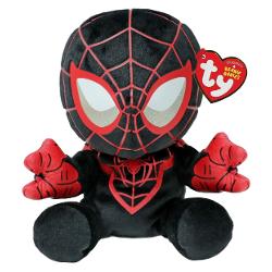 Jucarie de plus TY Beanie Babies - Spiderman Miles Morales soft body 15 cmTY 44006