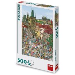 Puzzle cu 500 de piese Dino Toys - Tower Bridge 502383