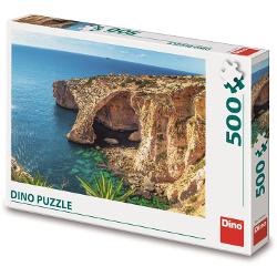 Puzzle cu 500 de piese Dino Toys - Plaja din Malta 502611