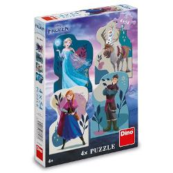 Puzzle cu 4x54 de piese Dino Toys - Frozen 333277