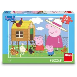 Puzzle cu 24 de piese Dino Toys - Peppa Pig 351615