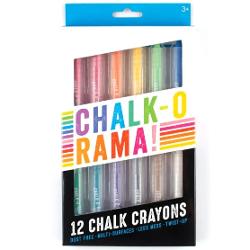 Creioane cu creta, Chalk-O-Rama, 12 culori 124 003