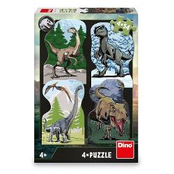 Puzzle cu 4x54 de piese Dino Toys - Jurassic World 333291