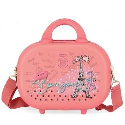 Geanta cosmetice fete, abs Enso Bonjour, Coral 29x 21x 15 95239.22