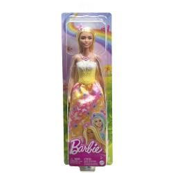 Barbie Papusa Barbie Cu Parul Blond Si Galben MTHRR09