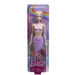 Barbie Dreamtopia Papusa Sirena Cu Par Mov Si Coada Mov MTHRR02_HRR06 Barbie
