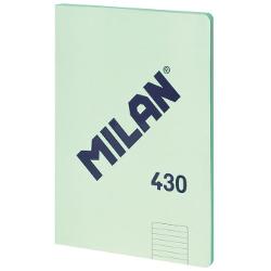 Caiet A4, dictando, 48 file, hartie 95 g, cusut, Milan verde
