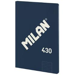 Caiet A4, dictando, 48 file, hartie 95 g, cusut, Milan albastru