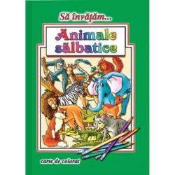 Vezi detalii pentru Animale salbatice Carte de Colorat A4