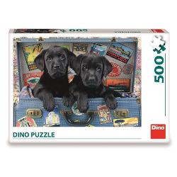 Puzzle cu 500 de piese DINO TOYS - Catelusi 38779