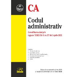 Codul administrativ 2 mai 2023
