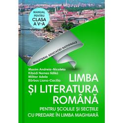 Manual limba si literatura romana clasa a V a pentru scolile si sectiile cu predare in limba maghiara + CD