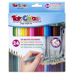 Creioane colorate 24cul /set TC054