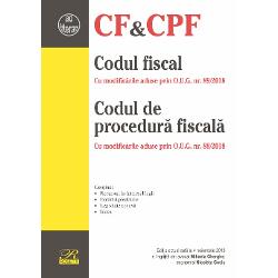 Codul fiscal. Codul de procedura fiscala. Editie actualizata la 4 noiembrie 2018 clb.ro imagine 2022