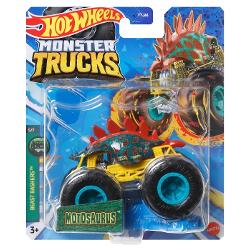 Masinuta hot wheels monster truck motosaurus, scara 1:64 mtfyj44 hnw21