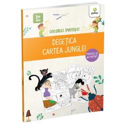 Degetica & Cartea Junglei. Colorez povesti