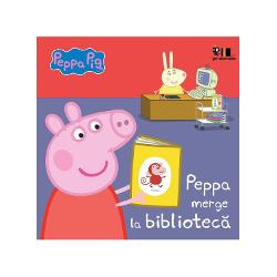 Peppa pig: peppa merge la biblioteca (editie cartonata)