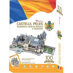 Castelul Peles Romania Puzzle 3D 179 de piese MC164h clb.ro imagine 2022