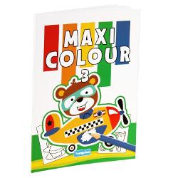 Carte de colorat Maxi Colour 3
