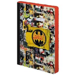 Agenda Dc Comics Batman Villains, A5, 288 pagini, colturi rotunjite, coperta din carton NBA5BM02