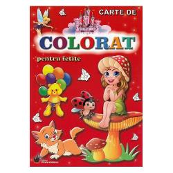 Carte de colorat pentru fetite, Editura Steau Nordului