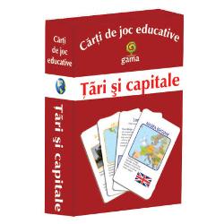 Tari si capitale_Carti de joc educative