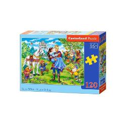 Puzzle 120 piese snow white happy ending