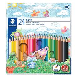 Creioane colorate Noris 24cul /set ST-144-NC24