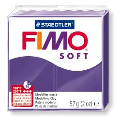 Plastelina Fimo Soft 56G Mov Inchis STH-8020-63