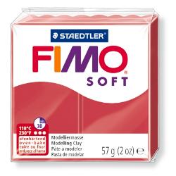 Plastelina Fimo Soft 56G Cod Cul 26 Rosu Cires STH-8020-26