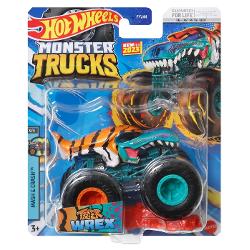  Masinuta Tiger Wrex Hot Wheels Monster Truck Scara 1:64 MTFYJ44_HLT06