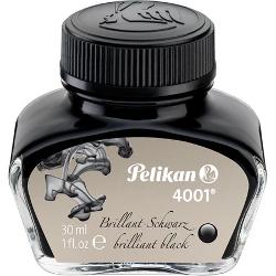 Cerneala 4001 la borcan 30ml negru lucios Pelikan 301051