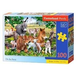 Puzzle 100 piese on the farm castorland 111138