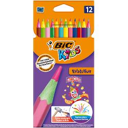 Creioane de colorat BIC Kids Evolution Circus, 12 culori 8957893